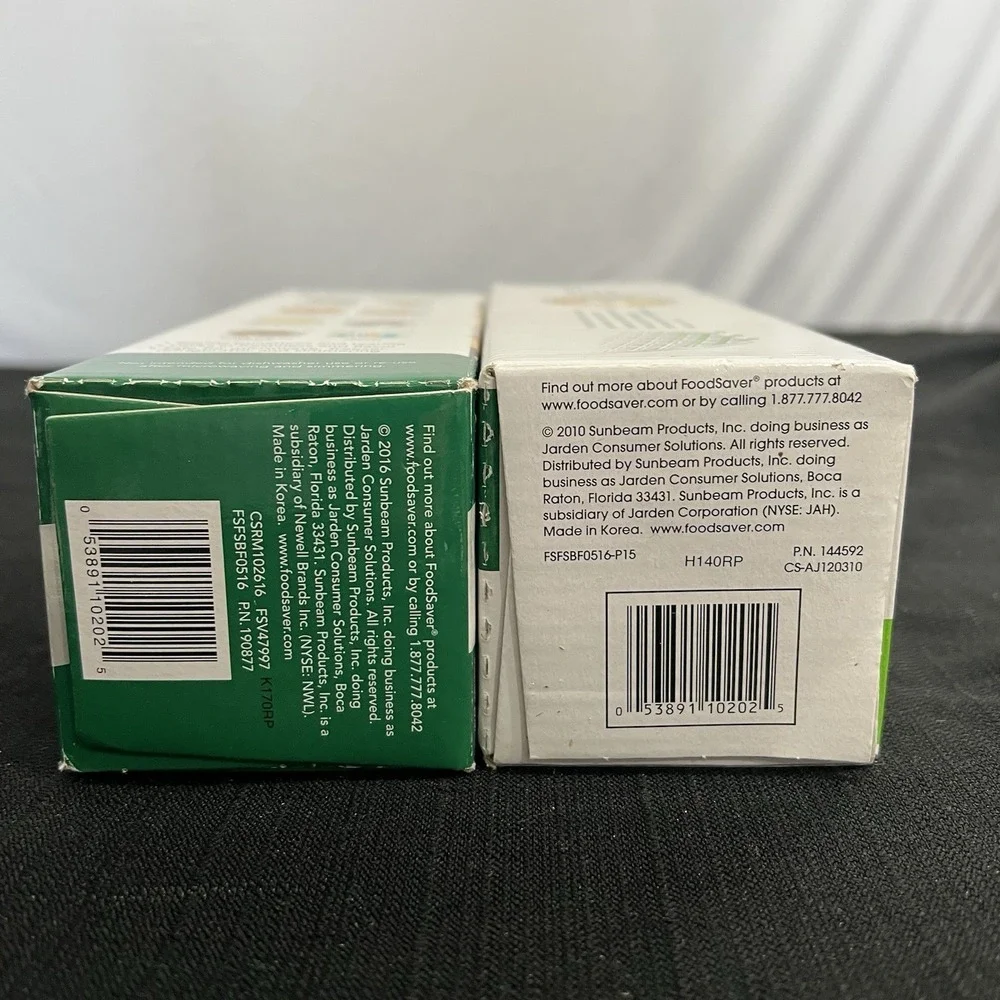 NEW FoodSaver 8‎ inch x 20 foot Vacuum Seal Heat-Seal Rolls 2-Pack